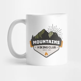 Mountains - hiking Club Mug